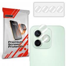 Folii protectie telefoane Honor, Set 2 folii sticla hibrid camera foto GrizzGlass HybridGlass compatibila cu Honor 600 Lite, Transparent, lerato.ro