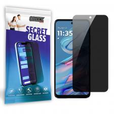 Folii protectie telefoane Motorola, Folie sticla hibrid GrizzGlass SecretGlass Privacy compatibila cu Motorola Moto G45, Negru, lerato.ro