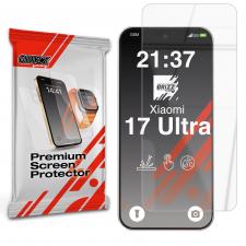 Folii protectie telefoane Xiaomi, Folie sticla hibrid GrizzGlass HybridGlass compatibila cu Xiaomi 17 Ultra, Transparent, lerato.ro