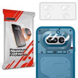 Set de 2 protectii camera foto GrizzGlass HybridGlass compatibile cu Nothing Phone (4a), Transparent