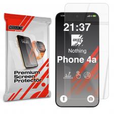 Folie sticla hibrid GrizzGlass HybridGlass compatibila cu Nothing Phone (4a), Transparent