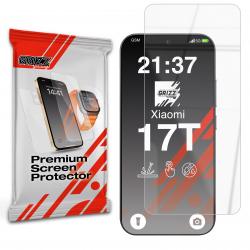 Folie sticla hibrid GrizzGlass HybridGlass compatibila cu Xiaomi 17T, Transparent