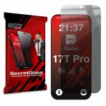 Folie sticla hibrid GrizzGlass SecretGlass Privacy compatibila cu Xiaomi 17T Pro, Negru 2 - lerato.ro