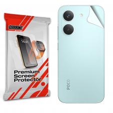 Folii protectie telefoane Xiaomi, Folie protectie pentru spatele telefonului GrizzGlass SatinSkin compatibila cu Xiaomi Poco X8 Pro, Transparent, lerato.ro
