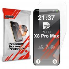 Folii protectie telefoane Xiaomi, Folie protectie GrizzGlass CeramicFilm compatibila cu Xiaomi Poco X8 Pro Max, Transparent, lerato.ro
