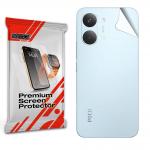 Folie protectie pentru spatele telefonului GrizzGlass SatinSkin compatibila cu Xiaomi Poco X8 Pro Max, Transparent 2 - lerato.ro