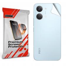 Folii protectie telefoane Xiaomi, Folie protectie pentru spatele telefonului GrizzGlass SatinSkin compatibila cu Xiaomi Poco X8 Pro Max, Transparent, lerato.ro