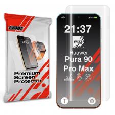 Folii protectie telefoane Huawei, Folie protectie GrizzGlass Hydrofilm compatibila cu Huawei Pura 90 Pro Max, Transparent, lerato.ro