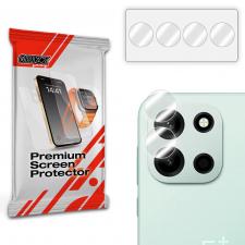 Folii protectie telefoane OnePlus, Set de 2 protectii camera foto GrizzGlass HybridGlass compatibile cu OnePlus Nord 6, Transparent, lerato.ro