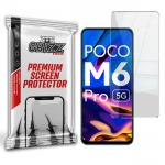 Folie sticla hibrid GrizzGlass HybridGlass compatibila cu Xiaomi Poco M6 Pro 5G, Transparent 2 - lerato.ro