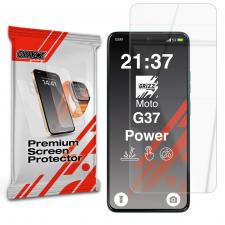 Folii protectie telefoane Motorola, Folie sticla hibrid GrizzGlass HybridGlass compatibila cu Motorola Moto G37 Power, Transparent, lerato.ro