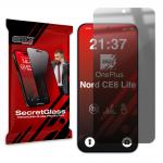 Folie sticla hibrid GrizzGlass SecretGlass Privacy compatibila cu OnePlus Nord CE6 Lite, Negru 2 - lerato.ro