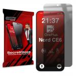 Folie sticla hibrid GrizzGlass SecretGlass Privacy compatibila cu OnePlus Nord CE6, Negru 2 - lerato.ro