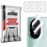 Set de 2 protectii camera foto GrizzGlass HybridGlass compatibile cu Honor 200 Pro, Transparent 2 - lerato.ro