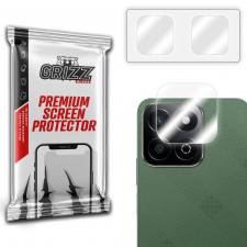 Folii protectie telefoane Honor, Set de 2 protectii camera foto GrizzGlass HybridGlass compatibile cu Honor 200 Smart, Transparent, lerato.ro