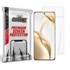 Folii protectie telefoane Honor, Folie sticla hibrid GrizzGlass HybridGlass compatibila cu Honor 200, Transparent, lerato.ro