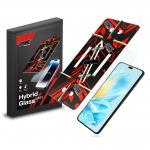 Folie sticla hibrid GrizzGlass HybridGlass Easy, Kit montare inclus, compatibila cu Honor 200 Lite, Transparent 2 - lerato.ro