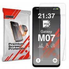 Folie sticla hibrid GrizzGlass HybridGlass compatibila cu Samsung Galaxy M07, Transparent