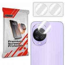 Folii protectie telefoane Huawei, Set de 2 protectii camera foto GrizzGlass HybridGlass compatibile cu Huawei Nova 15, Transparent, lerato.ro