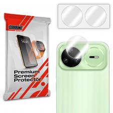 Folii protectie telefoane Huawei, Set de 2 protectii camera foto GrizzGlass HybridGlass compatibile cu Huawei Nova 15 Pro, Transparent, lerato.ro
