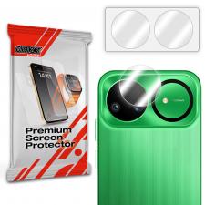 Folii protectie telefoane Huawei, Set de 2 protectii camera foto GrizzGlass HybridGlass compatibile cu Huawei Nova 15 Ultra, Transparent, lerato.ro