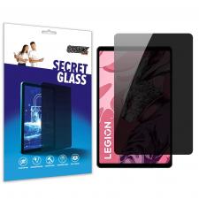 Folii tablete Lenovo Tab, Folie protectie sticla hibrid GrizzGlass SecretGlass Privacy compatibila cu Lenovo Legion Tab, Negru, lerato.ro