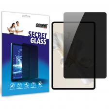 Folii tablete Honor Pad, Folie protectie sticla hibrid GrizzGlass SecretGlass Privacy compatibila cu Honor Pad 9, Negru, lerato.ro
