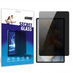 Folie protectie sticla hibrid GrizzGlass SecretGlass Privacy compatibila cu Lenovo Yoga Tab 13, Negru 2 - lerato.ro