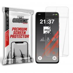 Folie sticla hibrid GrizzGlass HybridGlass compatibila cu Motorola Moto G05, Transparent