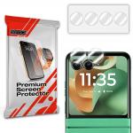 Set de 2 protectii camera foto GrizzGlass HybridGlass compatibile cu Motorola Razr 60, Transparent 2 - lerato.ro
