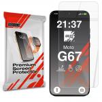 Folie sticla hibrid GrizzGlass HybridGlass compatibila cu Motorola Moto G67, Transparent 2 - lerato.ro