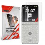 Folie protectie GrizzGlass Hydrofilm compatibila cu Motorola Razr 70, Transparent 2 - lerato.ro