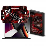 Folie protectie GrizzGlass SecretGlass Easy Privacy, Kit montare inclus, compatibila cu MacBook Pro 16 inch M1 2021, Negru 2 - lerato.ro