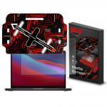 Folie protectie GrizzGlass MatteScreen Easy, Kit montare inclus, compatibila cu MacBook Pro 13 inch 2020, Transparent 2 - lerato.ro