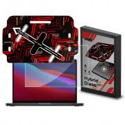 Folie protectie GrizzGlass HybridGlass Easy, Kit montare inclus, compatibila cu MacBook Pro 13 inch 2020, Transparent