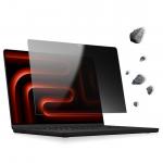 Folie protectie GrizzGlass SecretGlass Easy Privacy, Kit montare inclus, compatibila cu MacBook Air 13 inch M4 2025, Negru 4 - lerato.ro