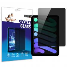 Folie sticla hibrid GrizzGlass SecretGlass Privacy compatibila cu iPad Mini 6 (2021), Negru