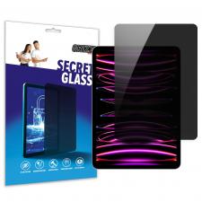 Folie sticla hibrid GrizzGlass SecretGlass Privacy compatibila cu iPad Pro 12.9 inch (2020), Negru