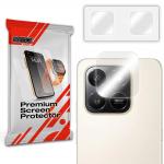 Set de 2 protectii camera foto GrizzGlass HybridGlass compatibile cu Honor X7d 4G, Transparent 2 - lerato.ro