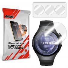 Set 3 folii protectie GrizzGlass Hydrofilm compatibila cu Huawei Watch 5 42mm, Transparent
