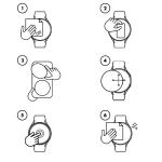 Set 3 folii protectie GrizzGlass Hydrofilm compatibila cu Huawei Watch 5 46mm, Transparent 7 - lerato.ro