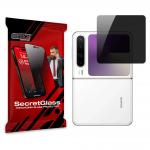 Folie protectie display GrizzGlass SecretGlass Privacy compatibila cu Huawei Pura X, Negru 2 - lerato.ro