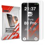 Folie protectie GrizzGlass Hydrofilm compatibila cu Huawei Pura 80 Pro, Transparent 2 - lerato.ro