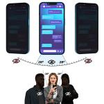 Folie sticla hibrid GrizzGlass SecretGlass Privacy compatibila cu Google Pixel 10a, Negru 3 - lerato.ro