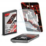 Set 2 folii protectie display GrizzGlass HybridGlass Easy, Kit montare inclus, compatibile cu iPhone 18 Pro Max, Transparent 2 - lerato.ro