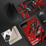 Set 2 folii sticla hibrid GrizzGlass SecretGlass Easy Privacy, Kit montare inclus, compatibile cu iPhone 18 Pro Max, Negru 6 - lerato.ro