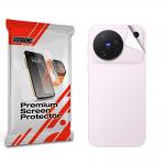 Folie protectie pentru spatele telefonului GrizzGlass SatinSkin compatibila cu Vivo X500, Transparent 2 - lerato.ro