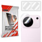 Set de 2 protectii camera foto GrizzGlass HybridGlass compatibile cu Vivo X500, Transparent 2 - lerato.ro