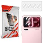 Set de 2 protectii camera foto GrizzGlass HybridGlass compatibile cu Xiaomi 18 Pro Max, Transparent 2 - lerato.ro