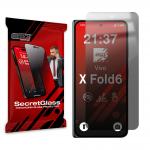 Folie protectie display GrizzGlass SecretGlass Privacy compatibila cu Vivo X Fold 6, Negru 2 - lerato.ro